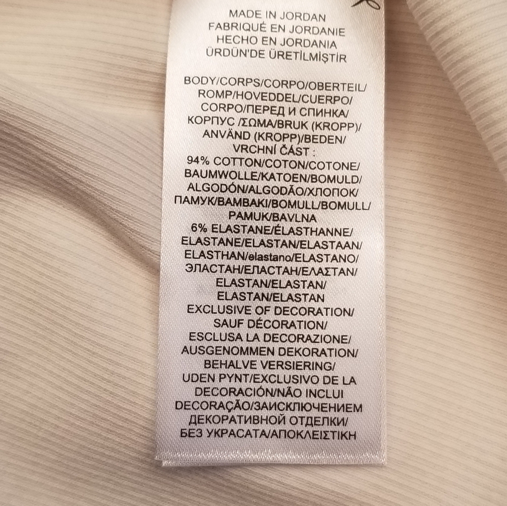 Ralph Lauren Long Sleeve Top with Zipper Shoulders - Picture 7 of 7